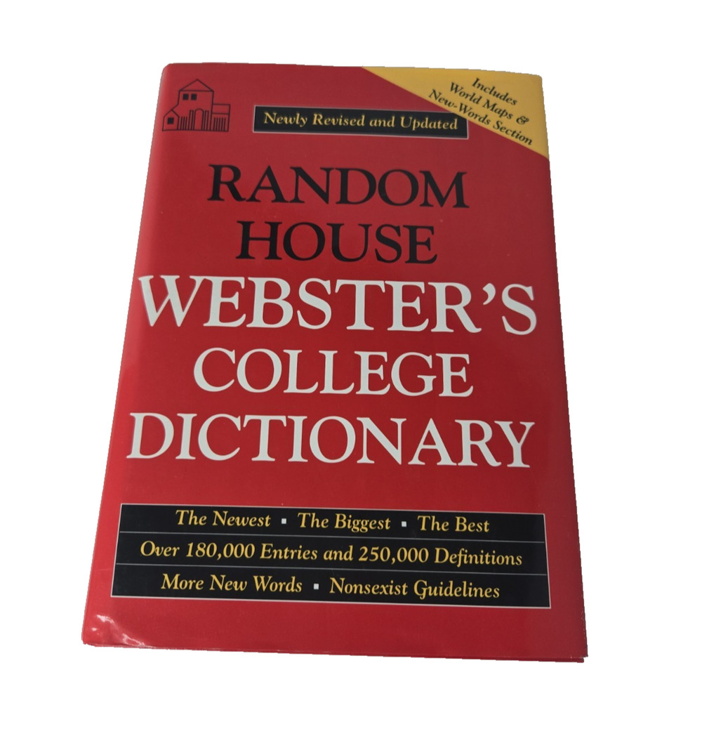 Random House Webster's College Dictionary 1995 Hardcover 978069438861